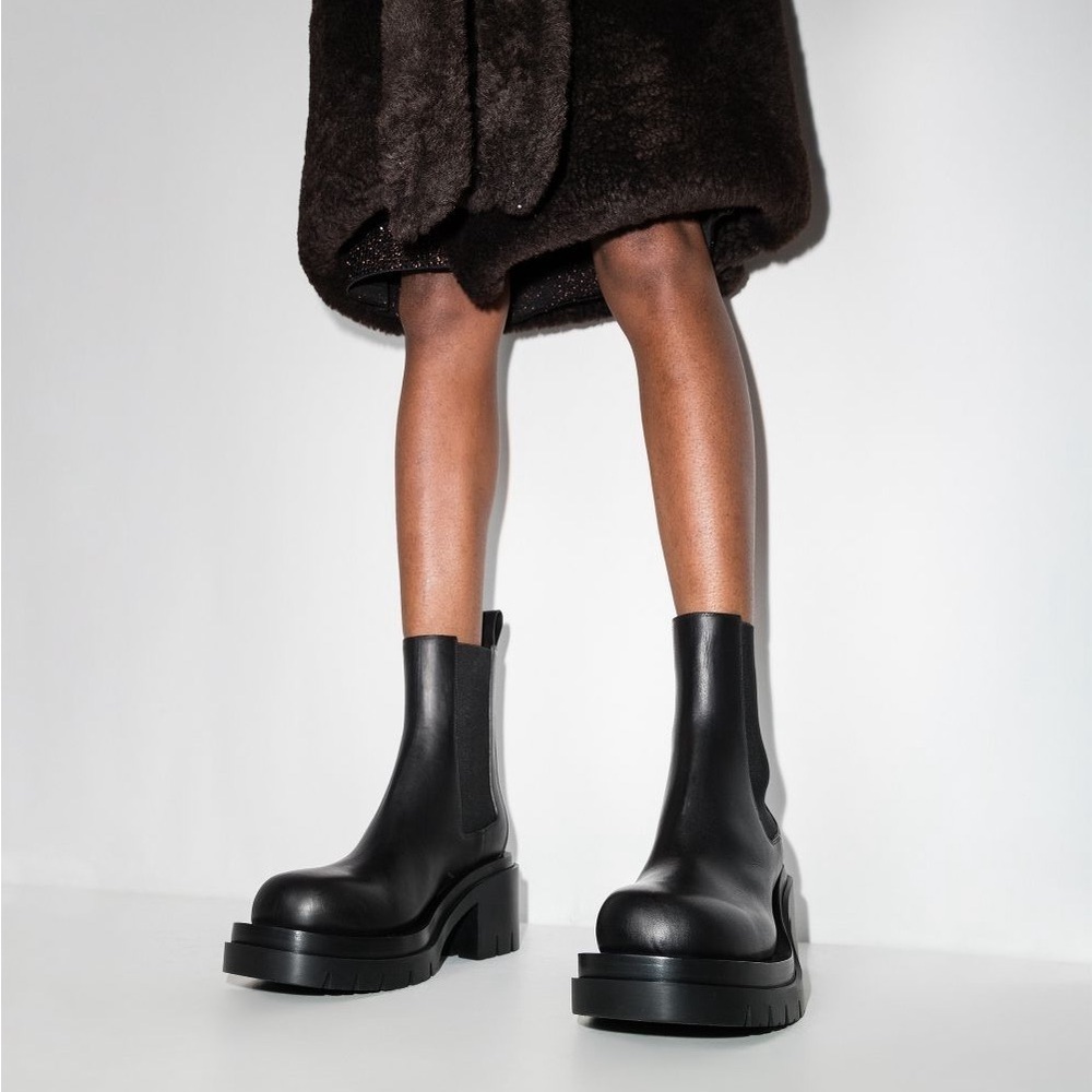 Bottega Veneta Black Ankle Boots